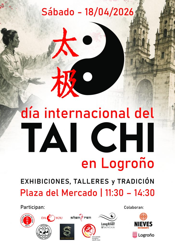 Cartel Dia internacional del Tai Chi Logroño 2026